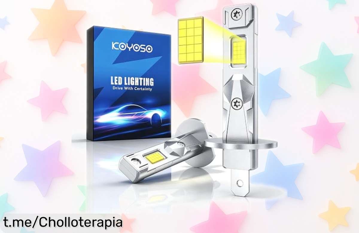 Bombillas LED para coche KOYOSO H1 que iluminan como nunca y a un precio de escándalo, ¡no te quedes sin ver lo que importa cuando conduces!
