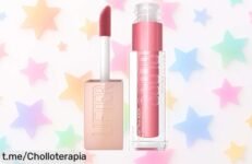 Brillo de labios Maybelline New York con ácido hialurónico, ¡ofertón que no puedes dejar escapar para lucir unos labios irresistibles todo el día!