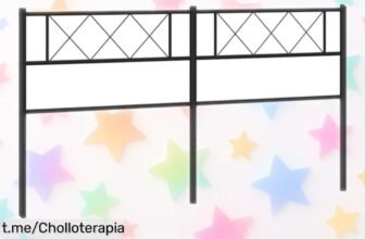 Cabecero de cama metal negro vidaXL, elegante y resistente a precio loco que transformará tu dormitorio en un lugar único ¡Aprovéchalo antes de que se agote!