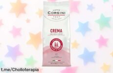 Café en grano Caffè Corsini de 1 kg, sabor intenso y equilibrado que despierta tu paladar a un precio loco ¡No pierdas la ocasión de disfrutarlo ya!