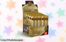 Café instantáneo ALADEEB Gold en 48 sobres, ¡un sabor intenso que no falla! Aprovecha este chollazo y disfruta tu café favorito al instante. Tu momento de energía te espera.