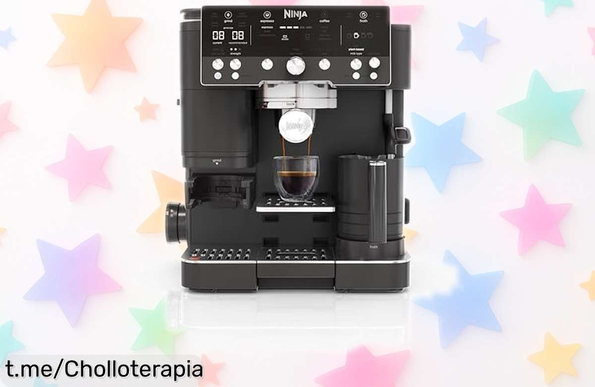 Cafetera 3 en 1 Ninja Luxe Premier que prepara espresso, cold brew y café filtrado: ¡super chollo para disfrutar del mejor café sin complicaciones!