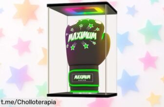 Caja expositora acrílica Nonemey con luz LED espectacular y puerta corredera: ¡Haz brillar tus colecciones en casa a un precio increíble, no dejes pasar esta oferta!