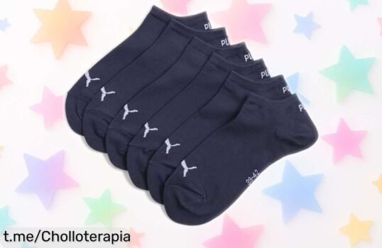 Calcetines PUMA unisex súper suaves en pack a precio loco, ¡no te quedes corto de estilo y comodidad! Hazte con ellos hoy para disfrutar el día sin rollos.