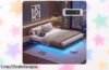 Cama flotante VASAGLE con luces LED y puertos USB a un precio locazo: dale un toque único a tu habitación antes de que se acabe esta oferta increíble.