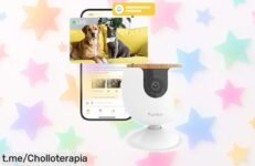 Cámara Furbo Mini para mascotas con visión nocturna y alertas de ladridos: ¡super chollo para cuidar a tu peludo en cualquier momento! Mímale como se merece hoy mismo.