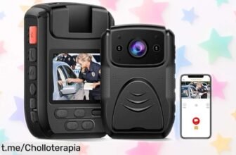 Cámara corporal CAMWORLD 4K con audio y GPS a un precio loco, dura mil batallas y graba bien de noche; ¡no te quedes sin la tuya, lo vas a agradecer siempre!