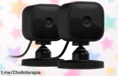 Cámara de seguridad Blink Mini en pack de 2 para proteger tu hogar con vídeo HD y alertas directas a tu móvil, ¡aprovéchate del precio que no vas a creer!