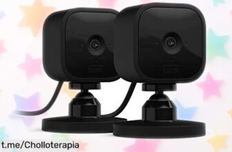Cámara de seguridad Blink Mini en pack de 2 para proteger tu hogar con vídeo HD y alertas directas a tu móvil, ¡aprovéchate del precio que no vas a creer!