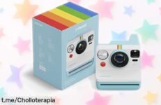 Cámara instantánea Polaroid Now Generation 3: fotos nítidas en cualquier luz a un precio de escándalo. ¡Captura tus momentos ya porque esta oferta no durará!