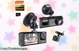 Cámara para el coche con doble lente que graba todo en 1080p, ¡ahora a un precio loco! Captura los mejores momentos y evita sorpresas donde menos lo esperas.¡No te quedes sin ella!