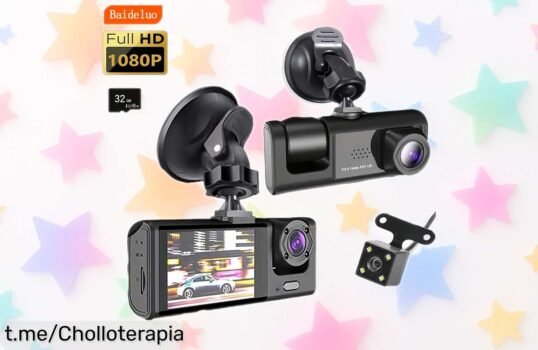 Cámara para el coche con doble lente que graba todo en 1080p, ¡ahora a un precio loco! Captura los mejores momentos y evita sorpresas donde menos lo esperas.¡No te quedes sin ella!
