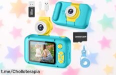 Cámara para niños ARNSSIEN X101, el regalo ideal: ¡Pantalla de 2,4 y lente giratoria para selfies! Se van a divertir como locos con estos juegos. No te quedes sin ella, ¡aprovéchalo ya!