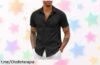 Camisa de hombre COOFANDY básica y ligera a precio regalado, ideal para oficina o salir con amigos. Llévatela ya y marca estilo en cada ocasión. ¡No esperes más!