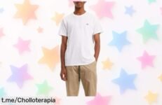 Camiseta Levi’s Original Housemark con forro polar, precio loco y calentita para el día a día: no dejes escapar este ofertón único que te hará sentir genial.
