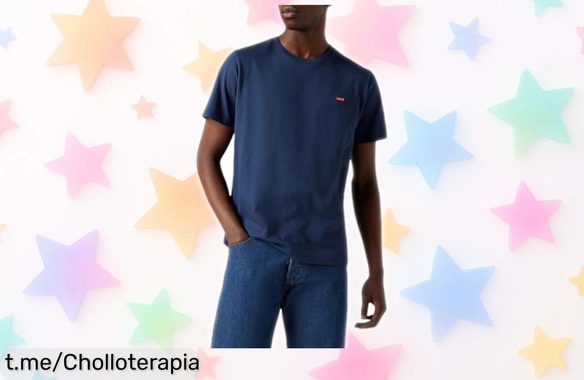 Camiseta Levi’s Ss Original Housemark con cuello alto a precio de ganga, ¡póntela en un instante y siente el estilo que todos quieren!