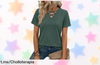 Camiseta Totatuit para mujer con diseño moderno a precio de escándalo que hará brillar tu estilo diario, ¡no te quedes sin la tuya y sorpréndete cada vez que la lleves!
