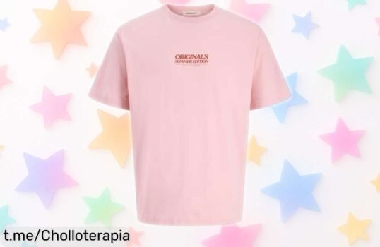 Camiseta básica Jack & Jones Jortavira Pop a precio de escándalo: ¡el complemento ideal para lucir increíble en días calurosos! No dejes pasar esta oferta única.
