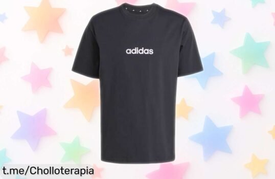 Camiseta básica de adidas para hombre, resistente y a un precio regalado que no te quieres perder; viste con estilo y ahorra al mismo tiempo.