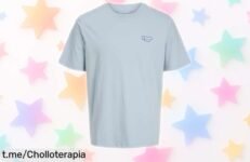 Camiseta básica de manga corta JACK & JONES a precio irresistible para que renueves tu armario ¡No te quedes sin la tuya y añade estilo a tus días!