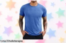 Camiseta básica para hombre Lonya, perfecta para deporte o casual, con un precio de escándalo que no puedes dejar pasar y te hará sentir increíblemente cómodo.