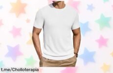 Camiseta de hombre COOFANDY con diseño sencillo a un precio que quita el hipo, ¡renueva tu armario hoy y no te quedes sin la tuya!