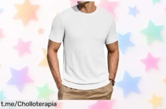 Camiseta de hombre COOFANDY con diseño sencillo a un precio que quita el hipo, ¡renueva tu armario hoy y no te quedes sin la tuya!