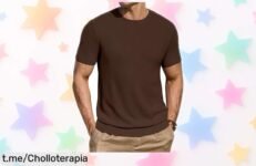 Camiseta de hombre COOFANDY suave y elástica a un precio loco, ideal para todo tipo de planes. ¡No te la pierdas, va volando!