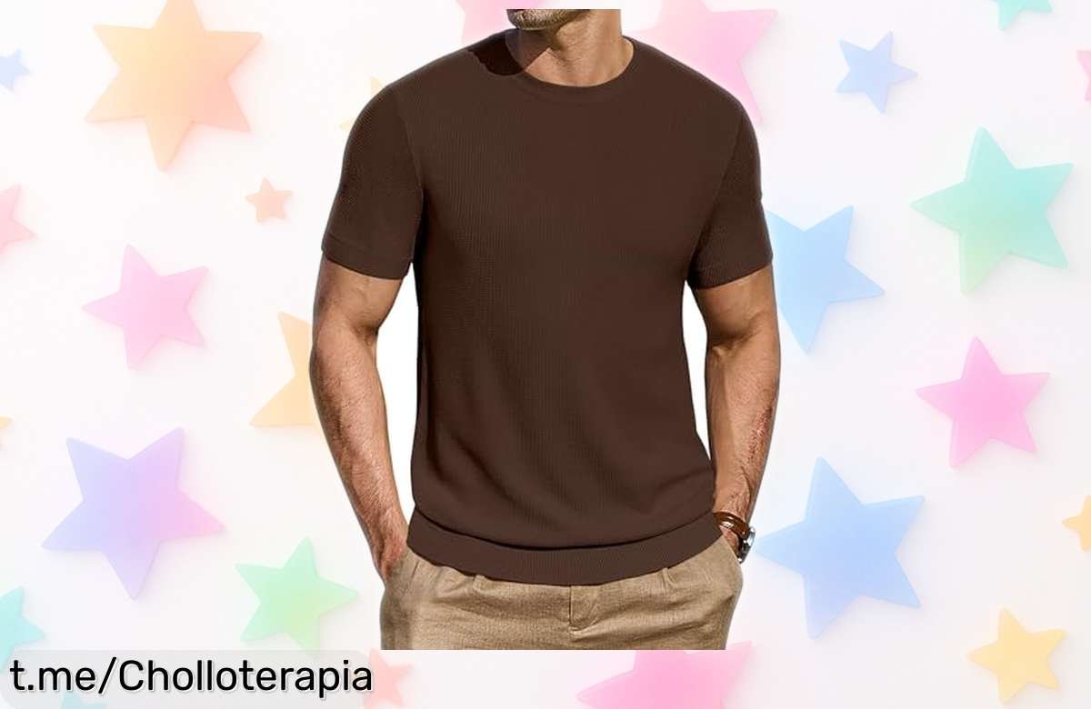 Camiseta de hombre COOFANDY suave y elástica a un precio loco, ideal para todo tipo de planes. ¡No te la pierdas, va volando!