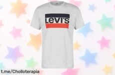 Camiseta de hombre Levi’s Sportswear, ligera y con estilo a un precio increíble que no volverás a ver: ¡marca tu ritmo deportivo sin gastar más!