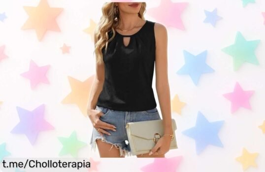 Camiseta de tirantes Zeagoo con escote en V a precio loco, respira y acompaña todos tus planes: ¡no te pierdas este ofertón exclusivo que hará brillar tu estilo!