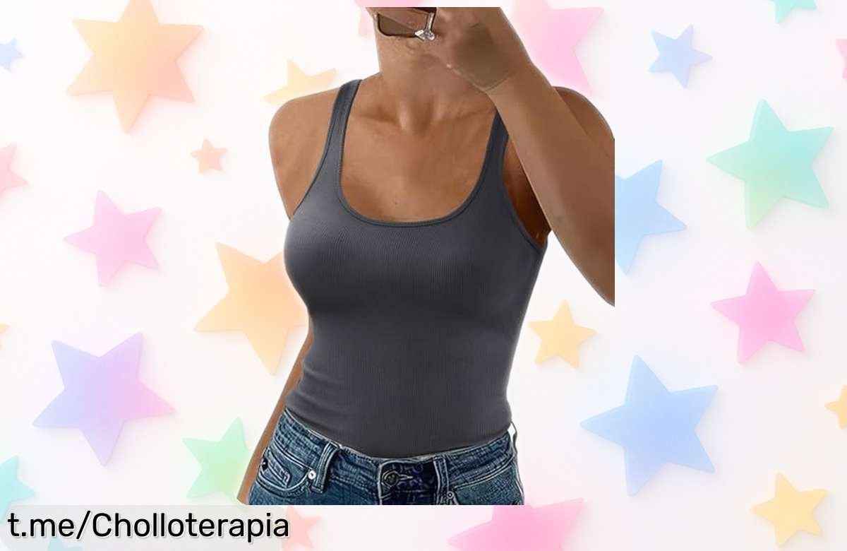 Camiseta de tirantes para mujer increíblemente cómoda y versátil, ¡aprovecha la rebaja impresionante y dale un toque especial a tu armario ya!