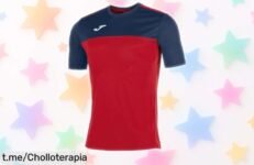 Camiseta deportiva Joma con secado rápido y antiolor, un ofertón espectacular que te hará sudar menos y disfrutar cada entrenamiento como nunca antes. ¡No te la pierdas!