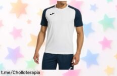 Camiseta deportiva Joma ligera y transpirable con secado rápido, super chollo que mantiene tu piel fresca mientras entrenas. ¡No dejes pasar esta oportunidad única!
