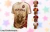 Camiseta retro de fútbol España Mundial 2026: un ofertón limitado que resalta tu pasión por el deporte, ¡no te quedes sin la tuya y anímate a lucirla ya!