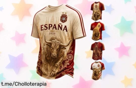Camiseta retro de fútbol España Mundial 2026: un ofertón limitado que resalta tu pasión por el deporte, ¡no te quedes sin la tuya y anímate a lucirla ya!