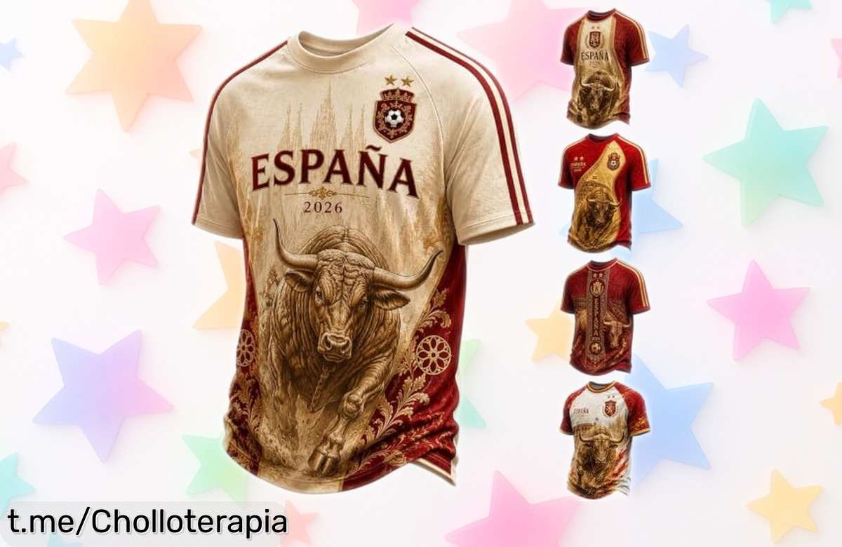 Camiseta retro de fútbol España Mundial 2026: un ofertón limitado que resalta tu pasión por el deporte, ¡no te quedes sin la tuya y anímate a lucirla ya!