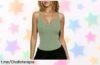 Camiseta sin mangas Aottori con cuello en V a precio de ganga, el chollo perfecto para brillar en cada plan y sentirte fabulosa. ¡No te lo pierdas!