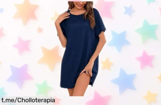 Camisón Litherday super suave y holgado, el ofertón ideal para estar fresquita y cómoda este verano. ¡No dejes pasar esta oportunidad única de sentirte genial!