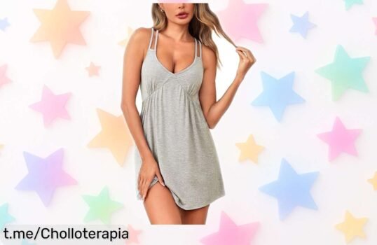 Camisón de algodón Bresdk sexy y fresquito para que te sientas radiante toda la noche, ¡no dejes pasar este ofertón irresistible!