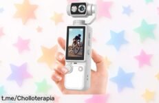 Captura cada instante con la cámara para vlogs Q8: lenticular giratorio, batería imbatible y un pack completo que ahora está a precio de loco. ¡No dejes pasar esta oportunidad única!