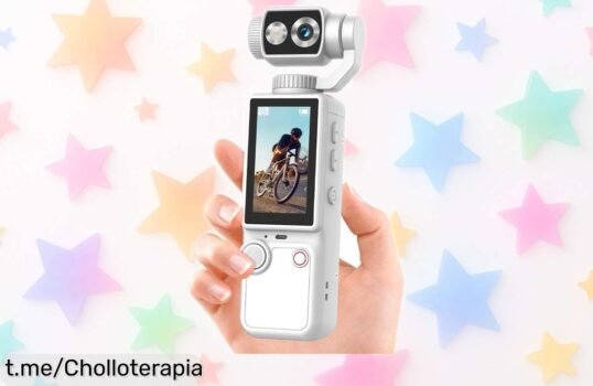 Captura cada instante con la cámara para vlogs Q8: lenticular giratorio, batería imbatible y un pack completo que ahora está a precio de loco. ¡No dejes pasar esta oportunidad única!