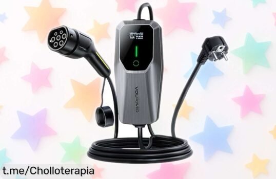 Cargador VDLPOWEREU para coche eléctrico con pantalla digital y protección extrema: aprovecha este chollo antes de que se acabe y carga sin preocupaciones.