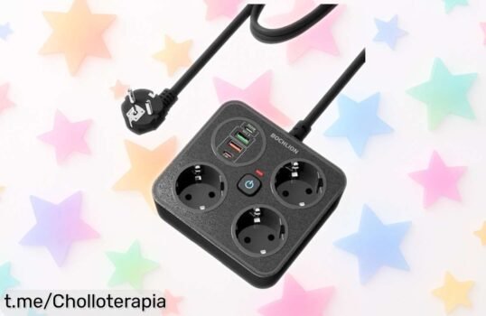 Cargador multifuncional BOCHLION para 9 dispositivos, seguridad total y cable largo a un precio que te hará sonreír, ¡no dejes escapar este chollo increíble!