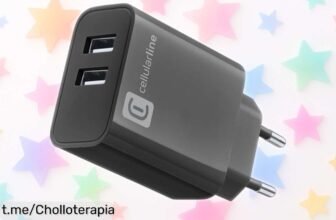 Cargador rápido Multipower 24W de Cellularline, ¡ahora a un precio loco! Carga tus dispositivos sin complicaciones y con máxima seguridad. No te quedes sin el tuyo, es el momento perfecto para hacerte con él.