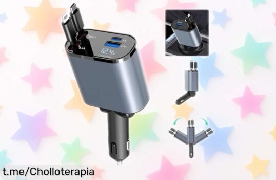 Cargador rápido TKMARS MAX 86W para coche a precio de escándalo: carga tus dispositivos al instante y no te quedes sin batería en el camino, ¡aprovéchalo ya!