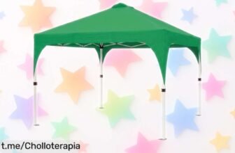Carpa plegable Garvee 3x3m, el chollazo impermeable que necesitas para tus salidas al aire libre antes de que se agote. ¡Hazte ya con la tuya y disfruta sin preocupaciones!