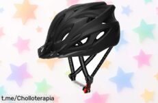 Casco de bici resistente a golpes y con ventilación top, ¡ofertón imposible de dejar pasar que hará tu ruta más segura y divertida!
