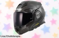 Casco de moto modular LS2 ADVANT X CARBON, un ofertón ultraligero que te protege y simplifica tu viaje: ¡hazlo ahora antes que se acabe!