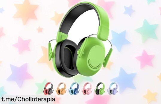 Cascos antiruido para niños Link Dream, perfectos para estudiar y disfrutar al máximo de conciertos. ¡No te pierdas este precio de escándalo que no volverá!